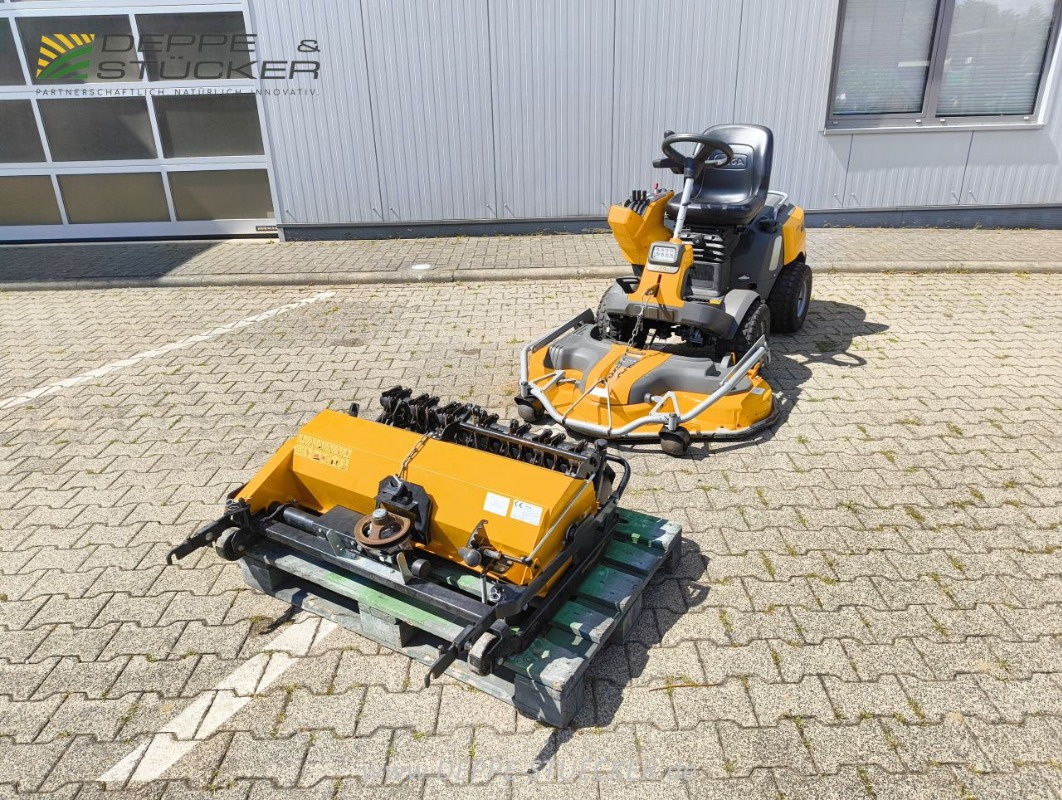 Stiga Park Pro 740 IQX mit Mulcher/Vertikutierer gebraucht Baujahr 2016 – Produktbild 3