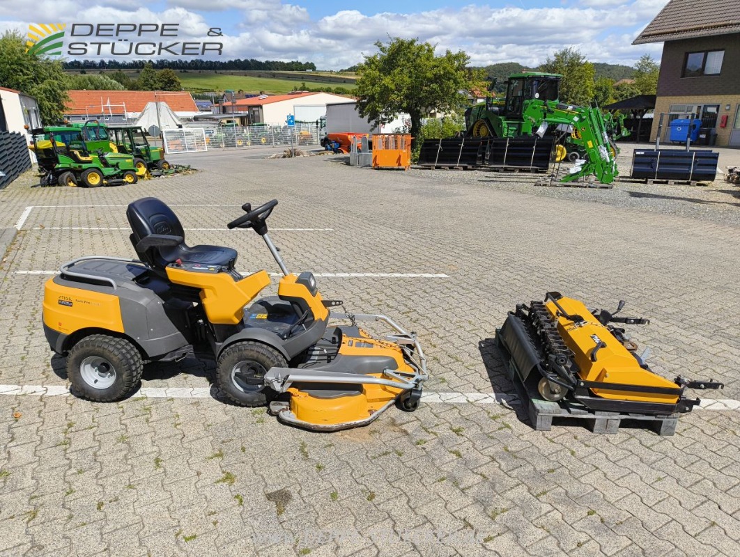 Stiga Park Pro 740 IQX mit Mulcher/Vertikutierer gebraucht Baujahr 2016 – Produktbild 6